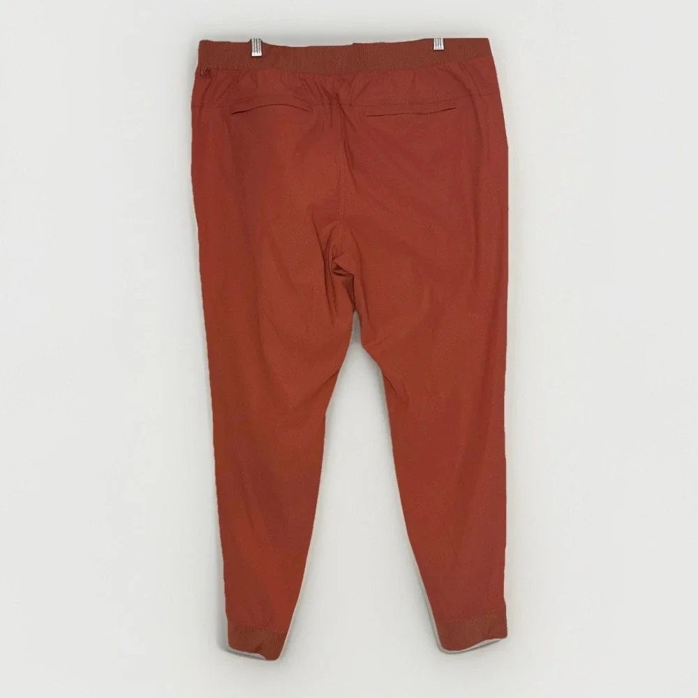 VRST Limitless‎ Performance Slim Fit Joggers Mens XL Orange Stretch Gym Lounge